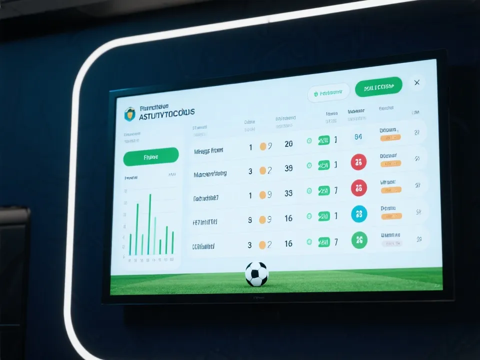 赛程比分与历史交锋统计界面示意图